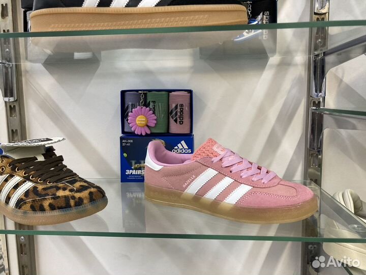 Adidas Gazelle розовые