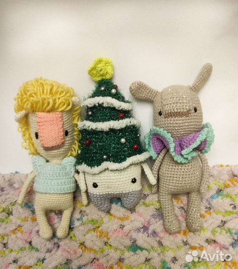 Вязаные игрушки ручной работы комфортер