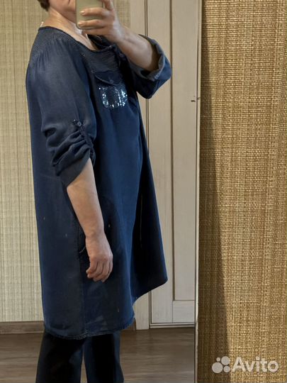 Туника с пайетками