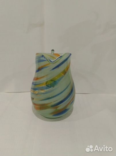 Молочник СССР. Цветное стекло