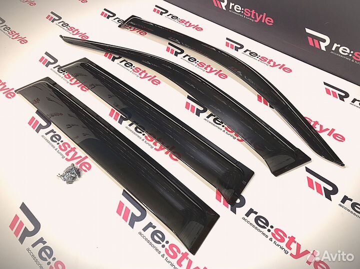 Ветровики Toyota Land Cruiser Prado 120 03-09г