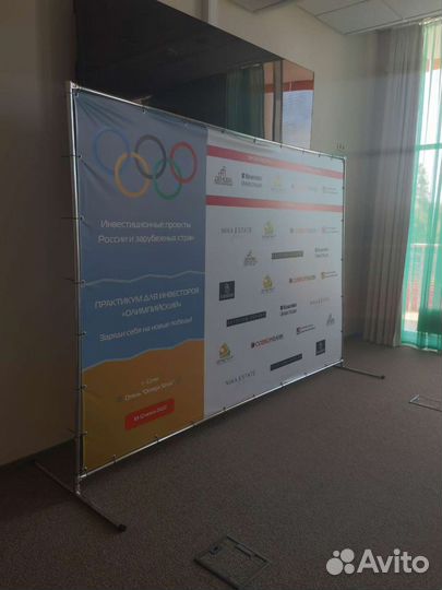 Пресс волл, каркас под баннер 3х2