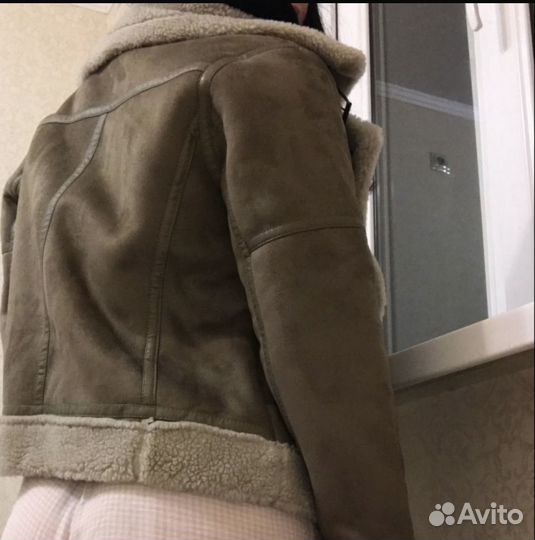 Дубленка женская зимняя короткая