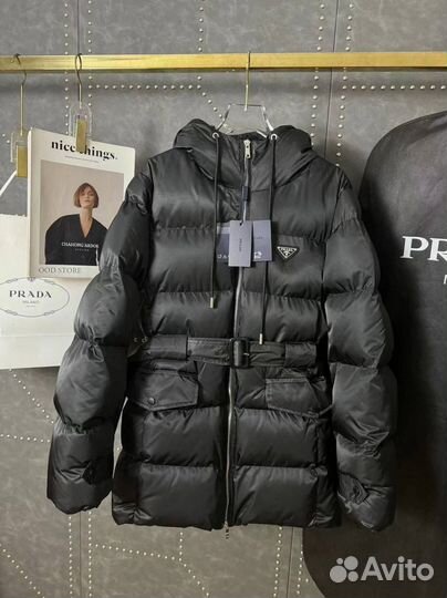 Пуховик prada женский