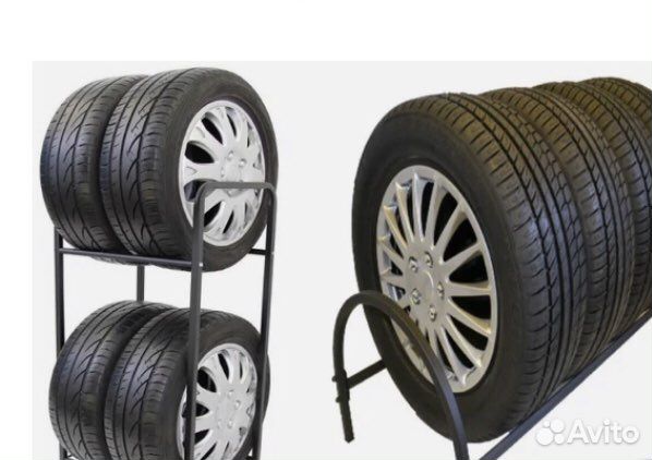 Стеллаж для хранения колес