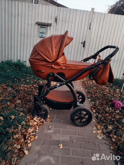 Шикарная коляска Люлька Tutek экокожа