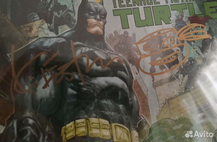 Автограф Бена Аффлека, комикс черепашки ниндзя CGC