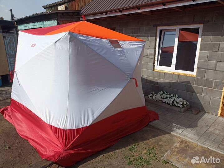 Палатка зимняя медведь cube 4