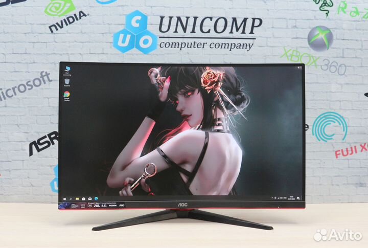 Игровой изогнутый монитор AOC 27