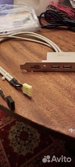 USB 2 braket MSI, Кабели разные