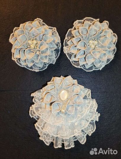 Бантики ручной работы, банты для школы нарядные