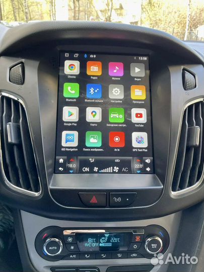 Магнитола Ford Focus 3 Tesla Android IPS