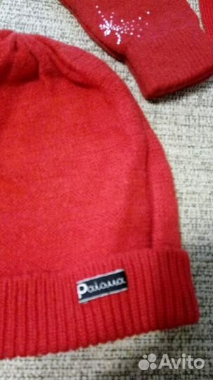 Шапка,шарф,перчатки(комплект) -весна,зима