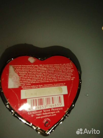 Шкатулочка в виде сердца(Германия)