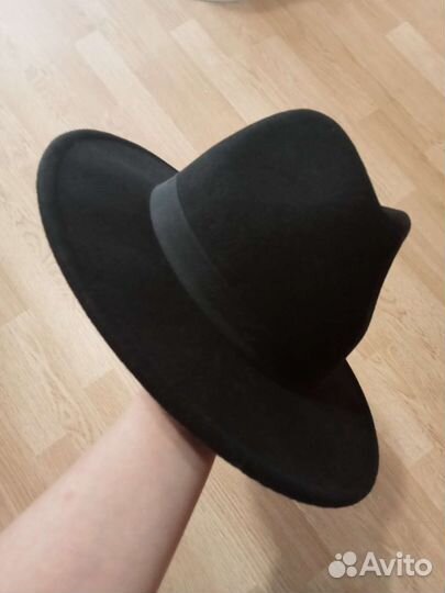 Шляпа женская черная