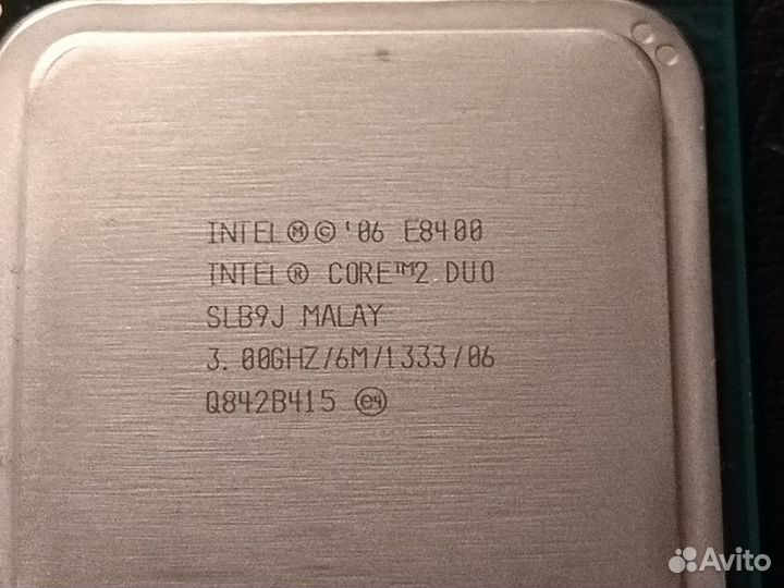 Процессор Intel Core 2 Duo E8400 3 GHz