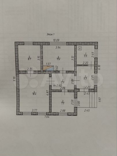 Дом 63,7 м² на участке 15 сот.