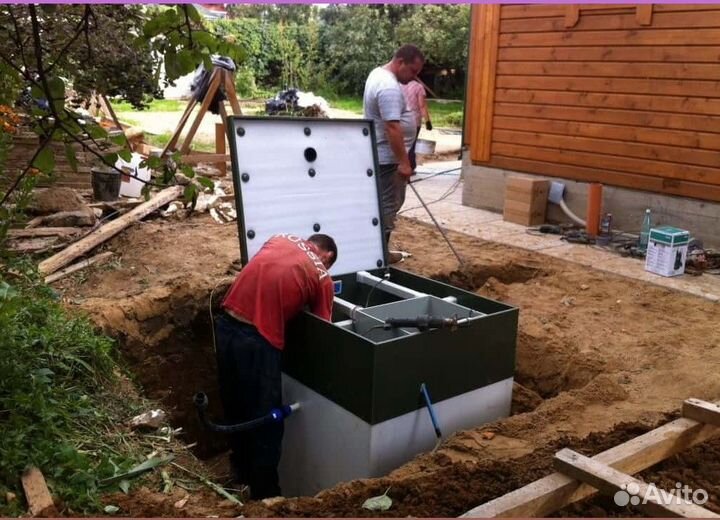 Септик автономный с монтажом