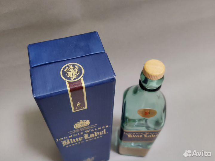 Johnnie walker blue label бутылка в коробке пустая