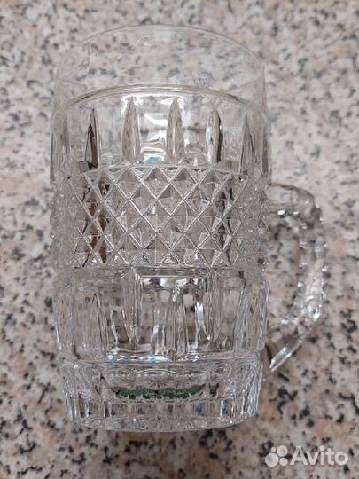 Хрустальные кружки Чехословакия