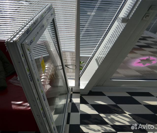 Окна 900х1100 мм готовые пластиковые