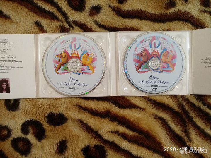 Queen A Night AT The Opera DVD- Video + CD-Audio