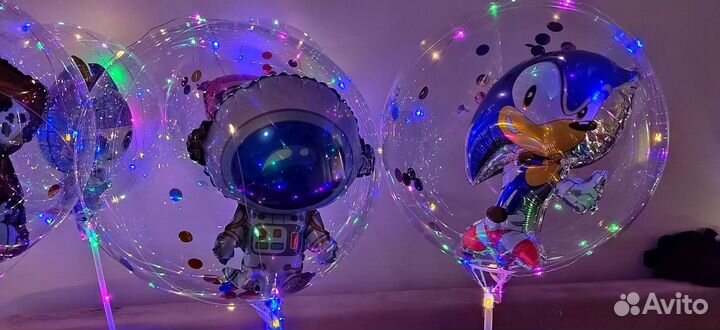 Светодиодные шарики на палочке