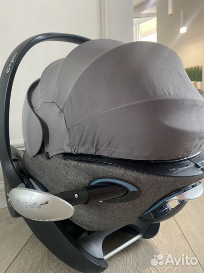 Автолюлька cybex cloud q plus platinum