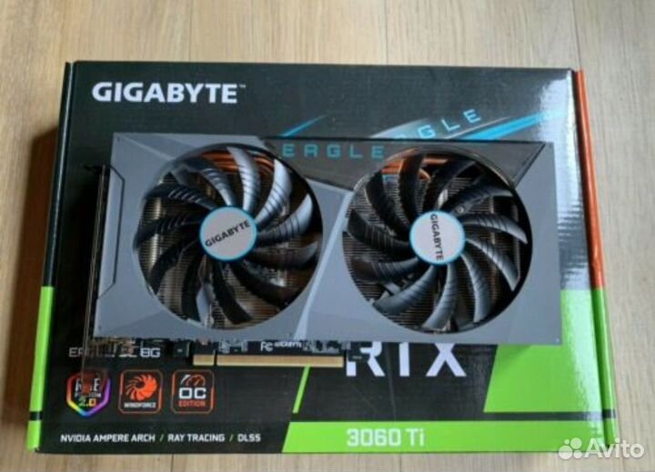 Видеокарта rtx 3060 ti eagle gigabyte