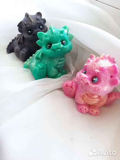 Мыло ручной работы дракон