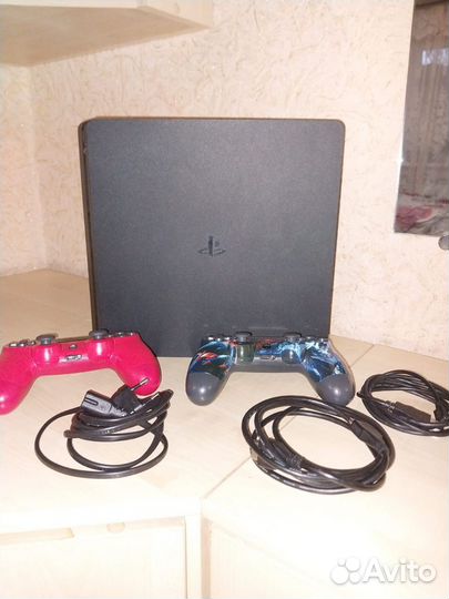 Sony playstation 4 slim 1tb 2 геймпада