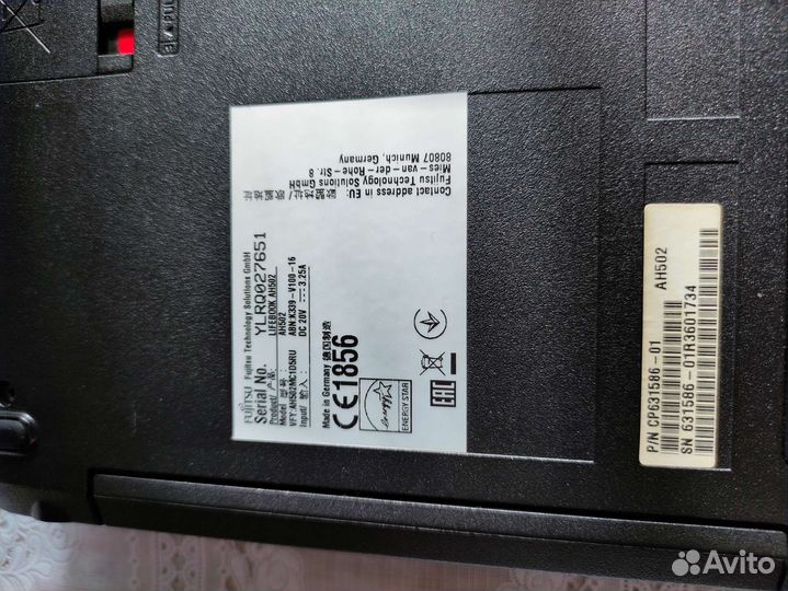 Fujitsu life book AH502