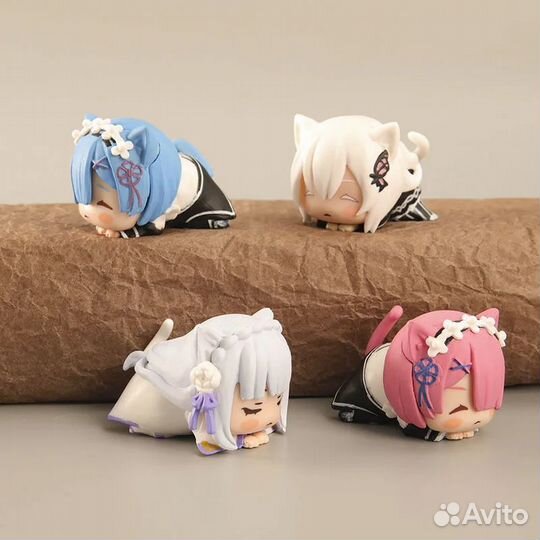Фигурки кошки «Re:Zero»