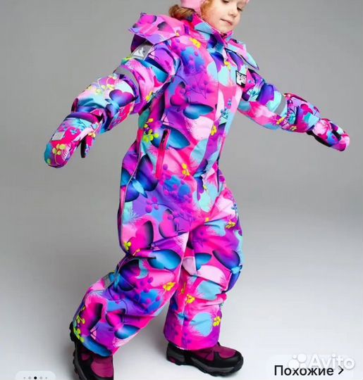 Комбинезон зимний на девочку