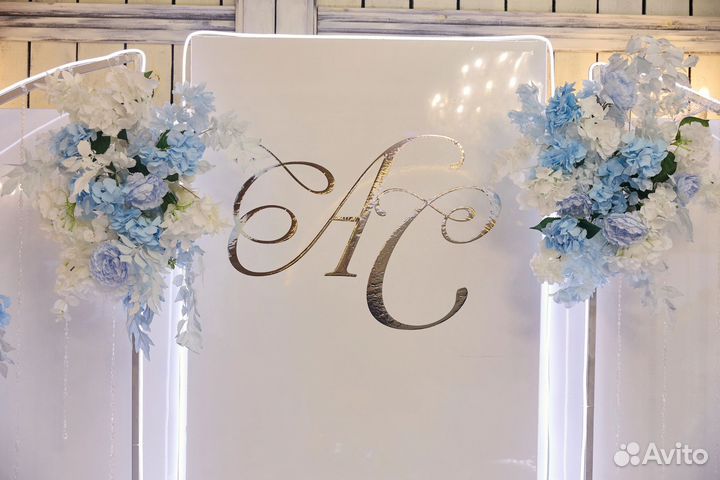 Оформление зала для свадьбы