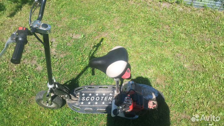 Бензиновый самокат