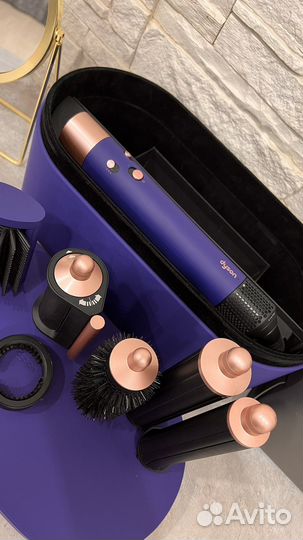 Укладка волос стайлером Dyson long 2022