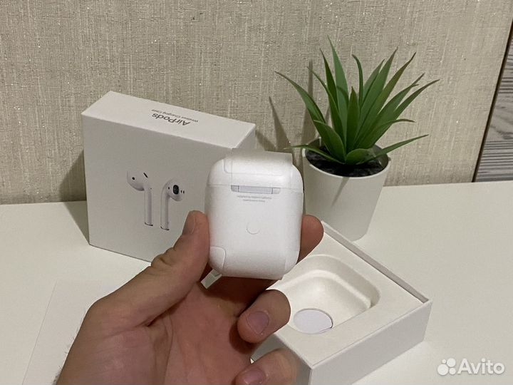 Беспроводные наушники air pods 2