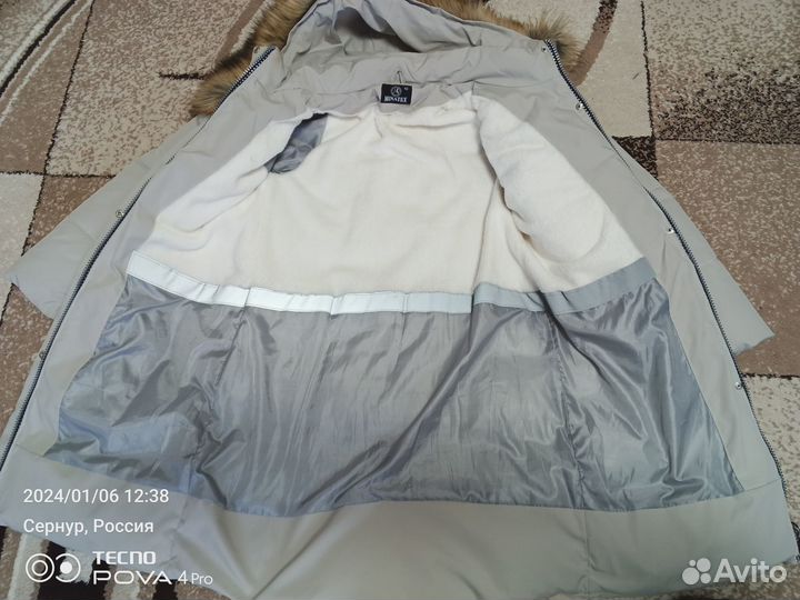 Куртка подростковая зимняя для девочи