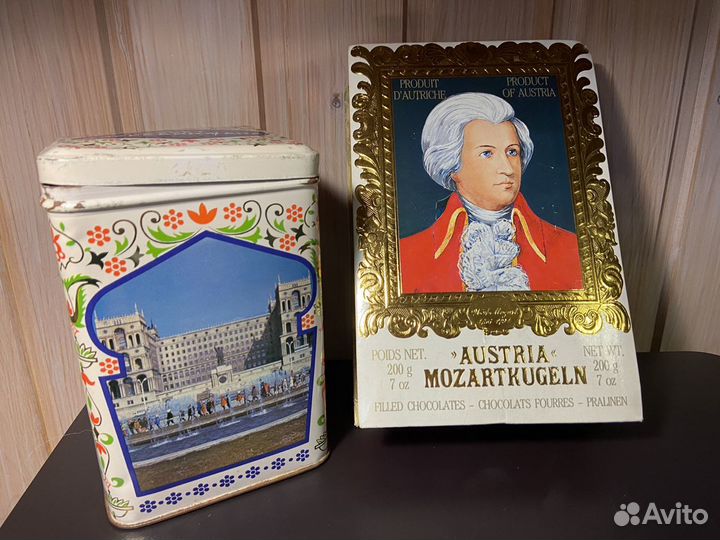 Банка и коробка Винтаж