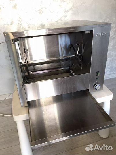 Карусельный электрогриль для кур atesy
