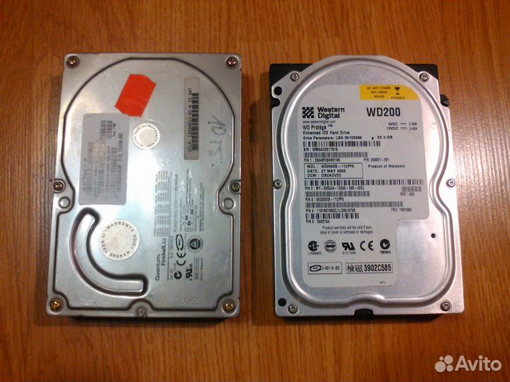 Жесткий диск HDD - 10Гб-20Гб