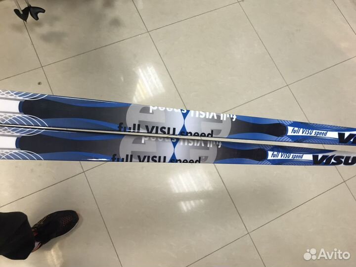 Лыжи Visu 150 см с насечкой