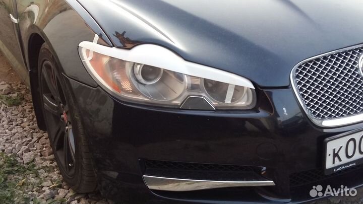 Накладки на фары Jaguar XF (X250), 2007-2011, CC9