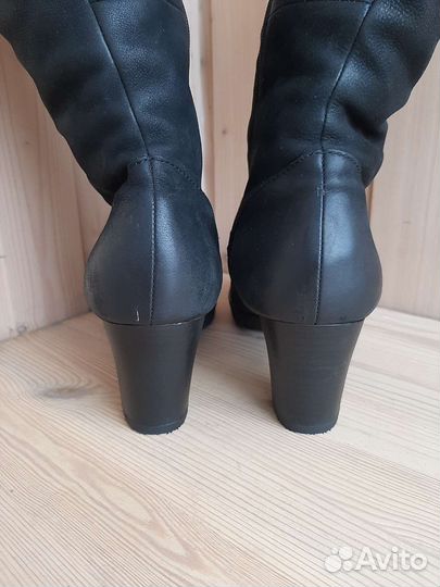 Сапоги женские еврозима/нубук/ р41.Б/у