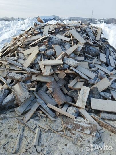 Дрова берёзовые колотые горбыль пиленный