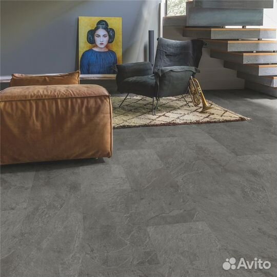 Виниловый Ламинат Quick-Step Ambient Glue Plus Сла