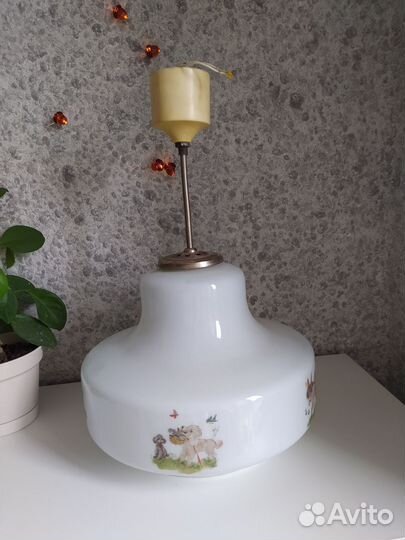 Люстра СССР с детским рисунком