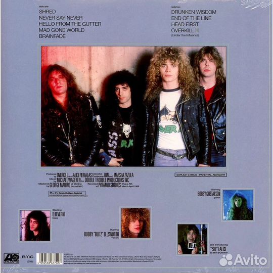 Винил Overkill – Under The Influence