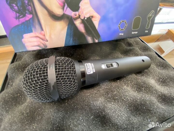 Xline MD-1800 микрофон динамический с кнопкой